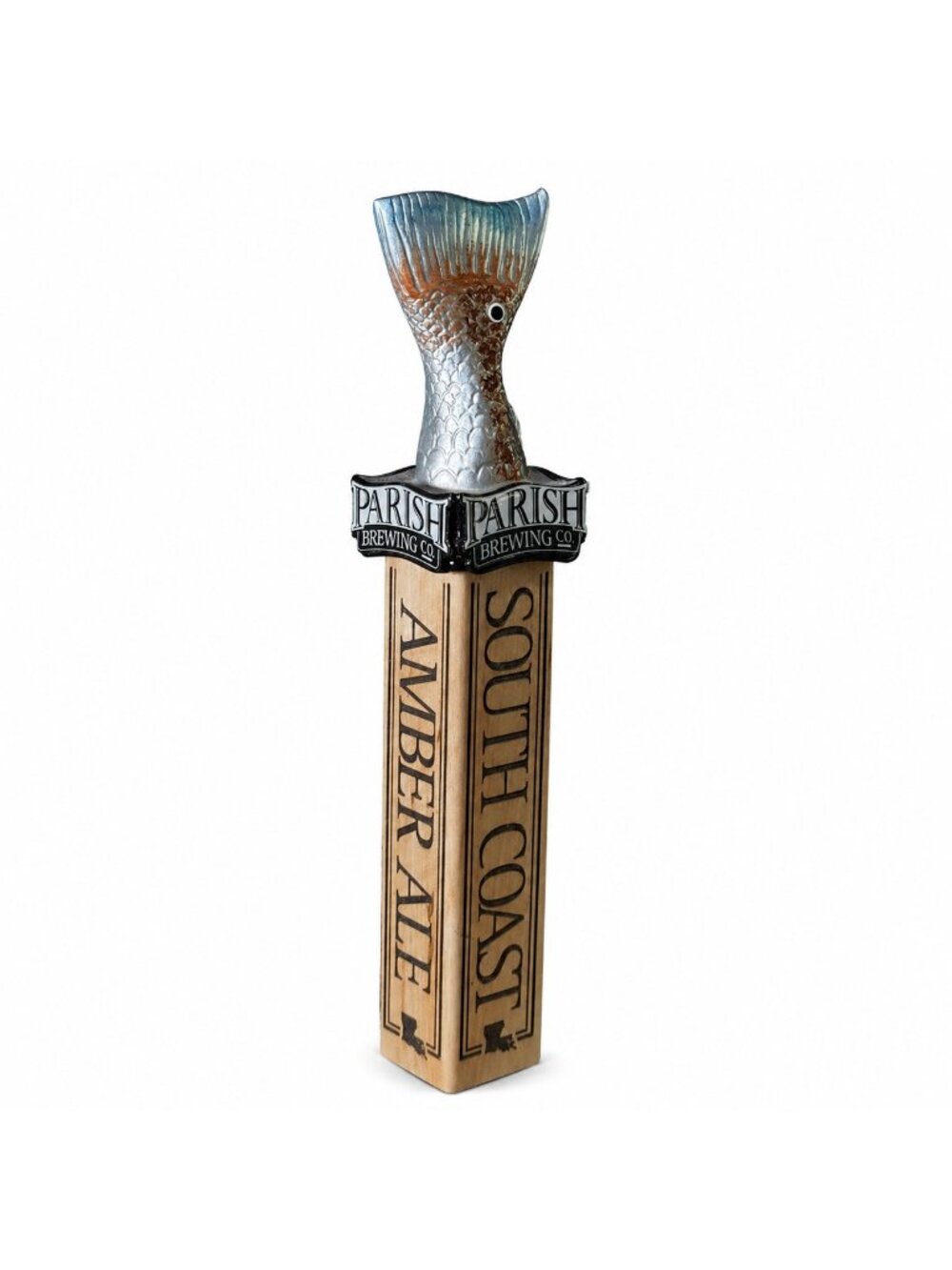 Parish South Coast Amber Ale Beer Tap Handle Draft Knob Brewery Co